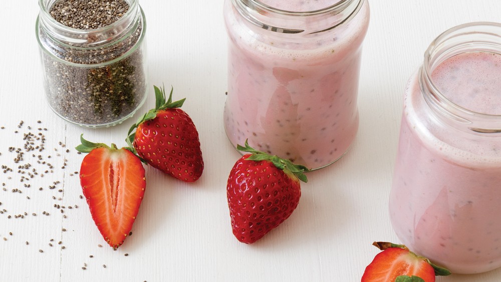 Image of STRAWBERRY CHIA MILK