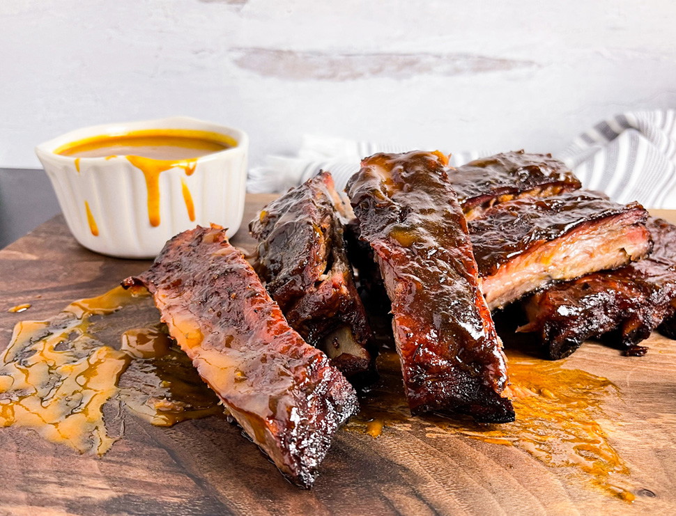 Smoked St. Louis Pork Ribs