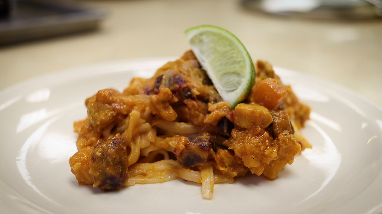 vegetarian pad thai noodles