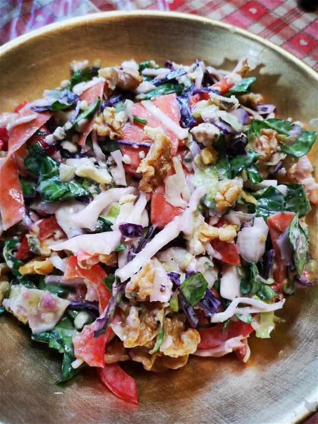 Image of 1 Coleslaw 4 Ways - Stilton & Walnut