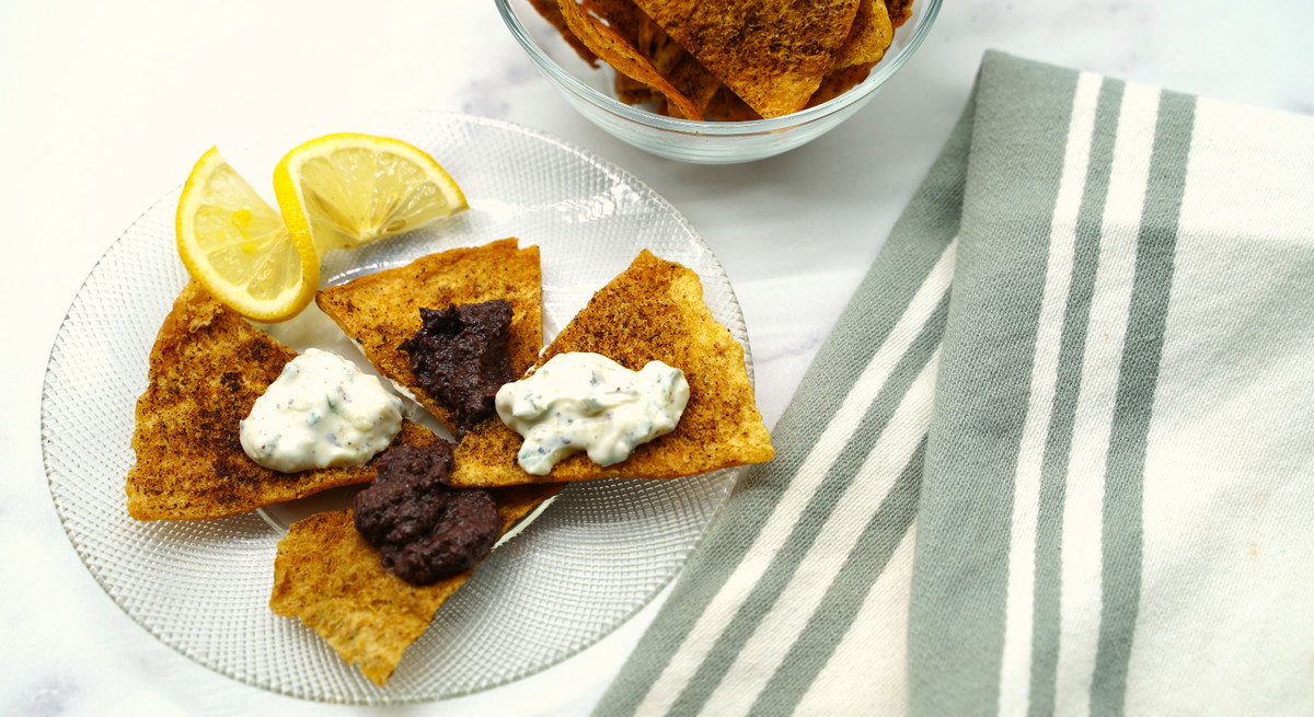 Homemade Seaweed Pita Chips Recipe