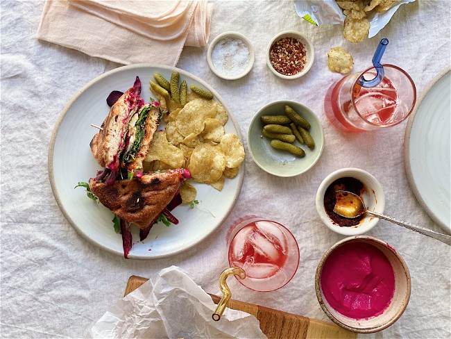 Image of Seasonal Vegetable Sandwich