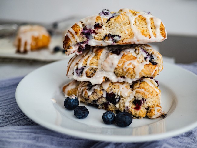 Image of Irresistible Lemon Blueberry Scones