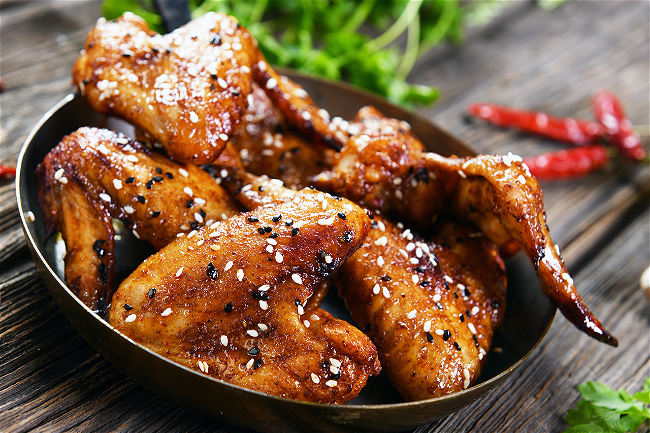 Image of Hot ‘N Spicy Bourbon Chicken Wings