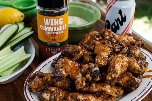 Image of Commander Buffalo Wings with Blue Cheese & Buttermilk Dressing