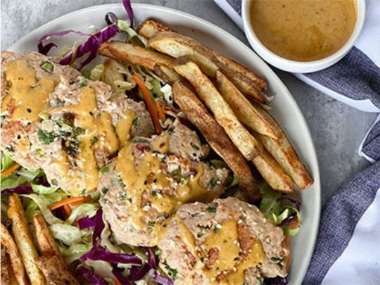 Image of Thai Inspired Chicken Burgers