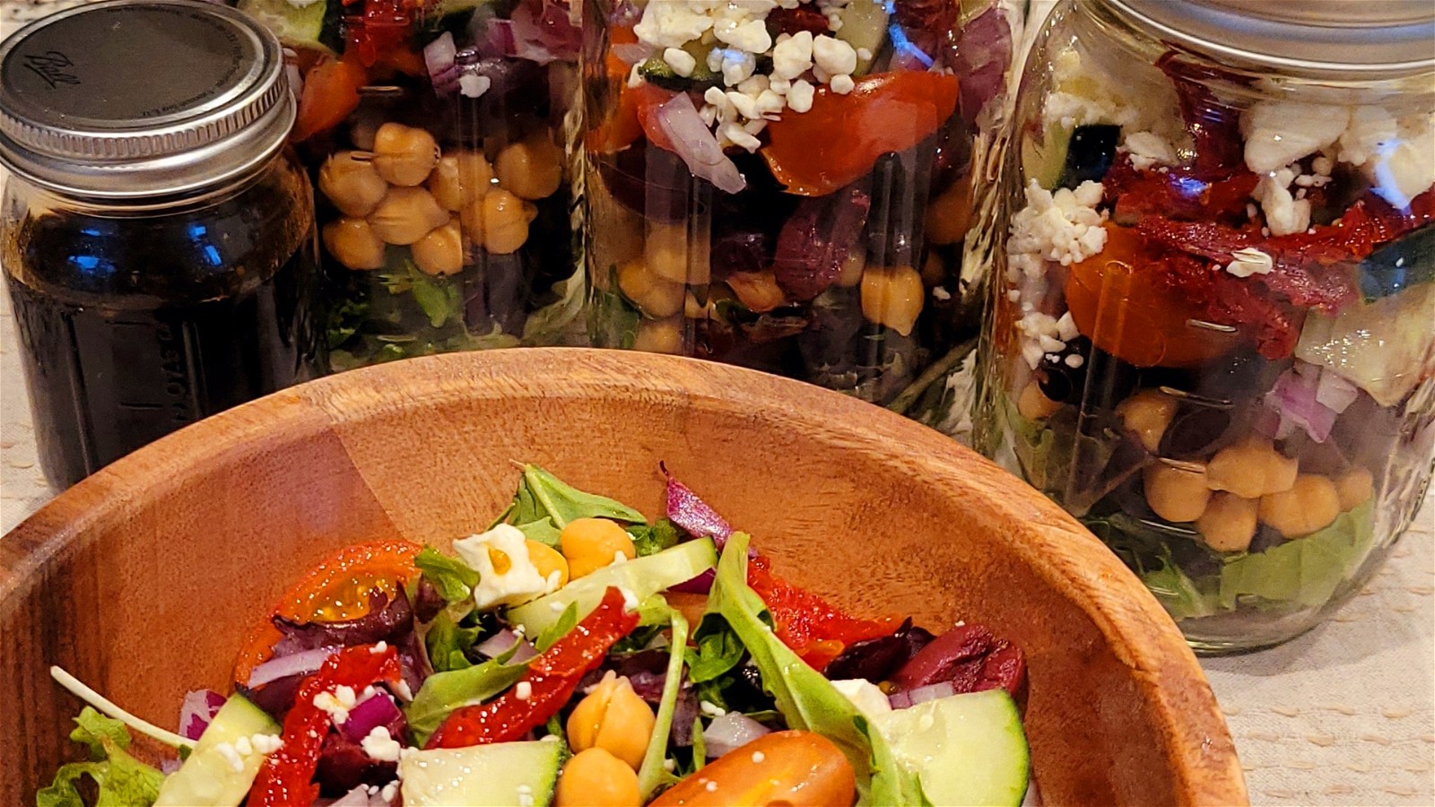 Image of Mediterranean Salad Prep 
