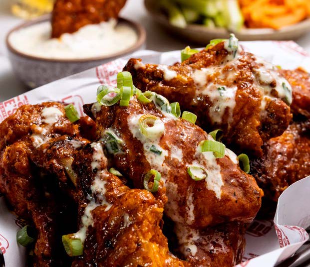 Crispy AF Buffalo Wings