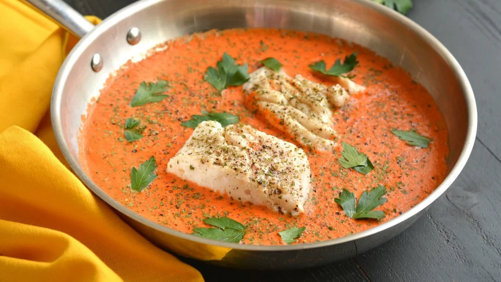 Image of Skillet Roasted Red Pepper Cod