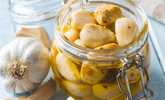 Image of Homemade Pickled Garlic