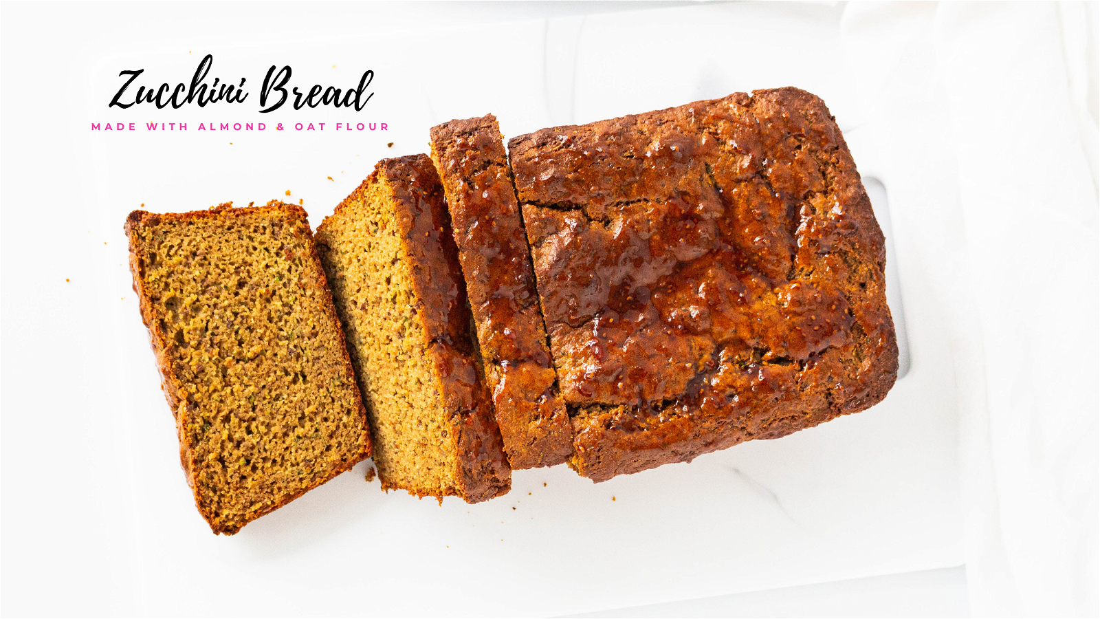 Image of Zucchini Bread made with Almond Flour and Oat flour