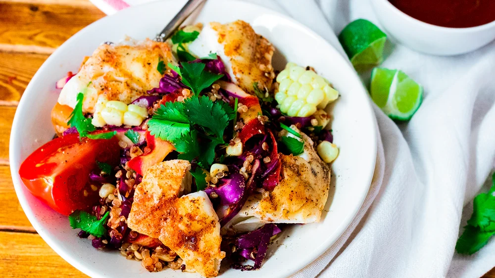 Image of BBQ Haddock and Quinoa Salad