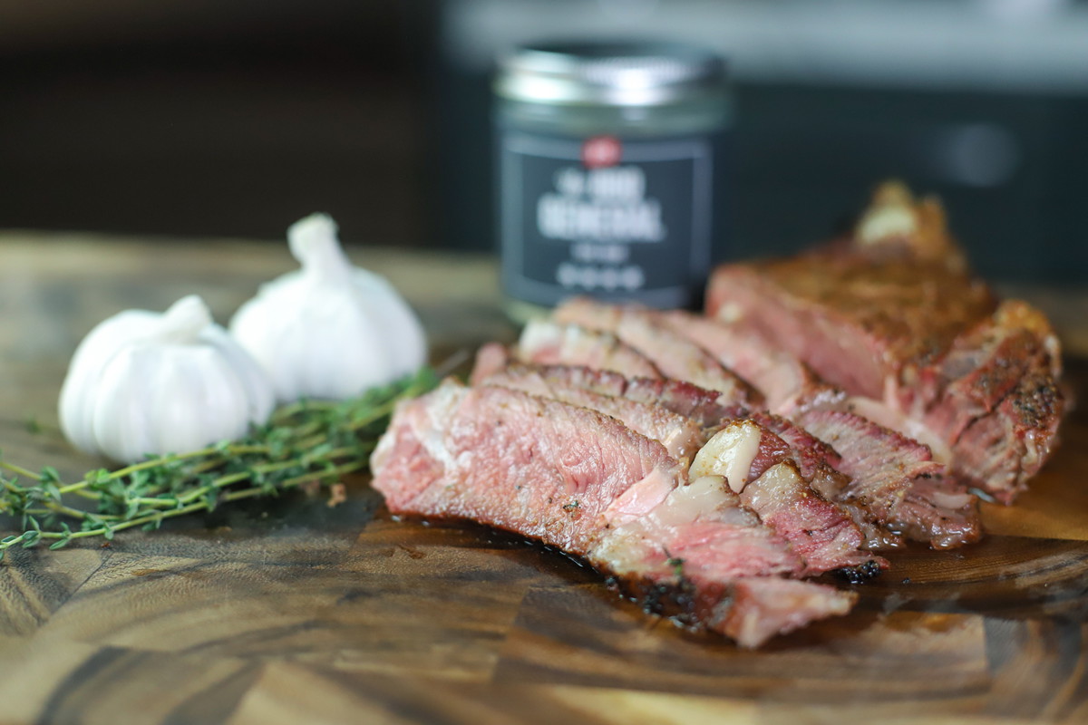 Reverse Seared Bone-In Ribeye