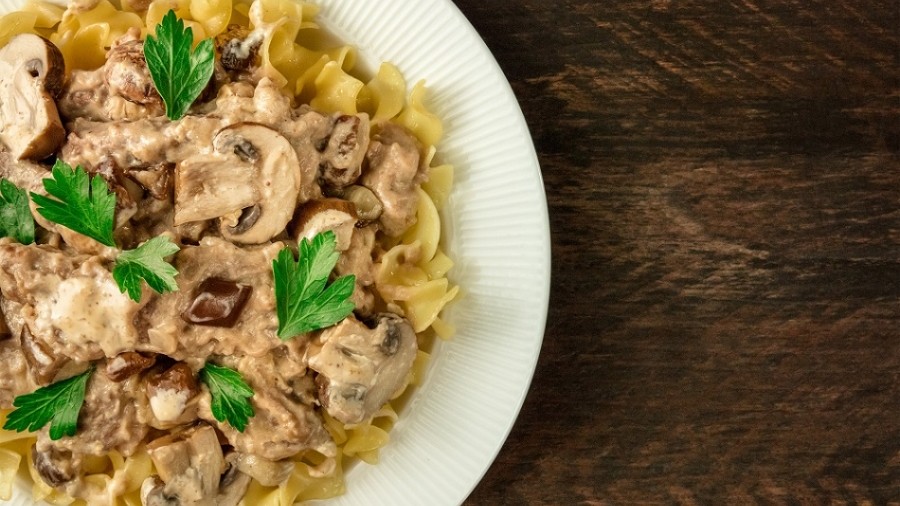 Image of Beef Stroganoff featuring Toasted Onion Herb