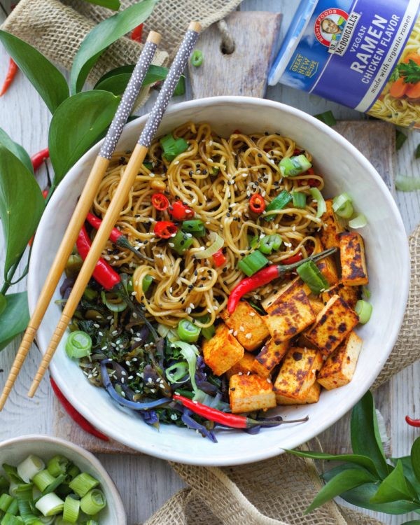 Image of Sweet and Spicy Ramen Bowl by @plantifullybased
