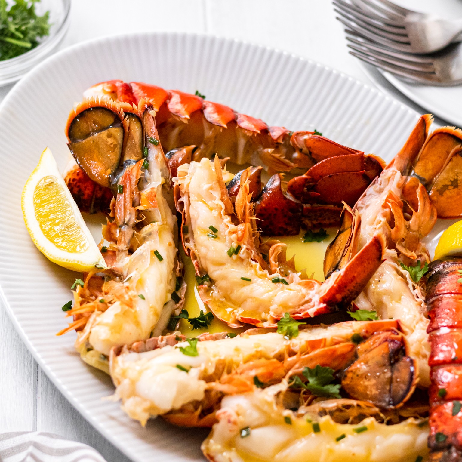 HOW TO BUTTER POACH LOBSTER TAILS + WonkyWonderful