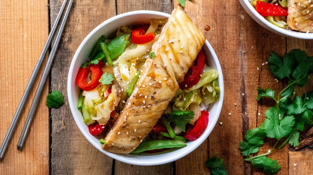 Image of Baked Honey Marinated Halibut