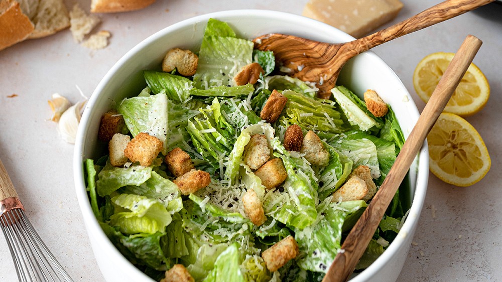 Image of Caesar Salad with Fresh Black Pepper