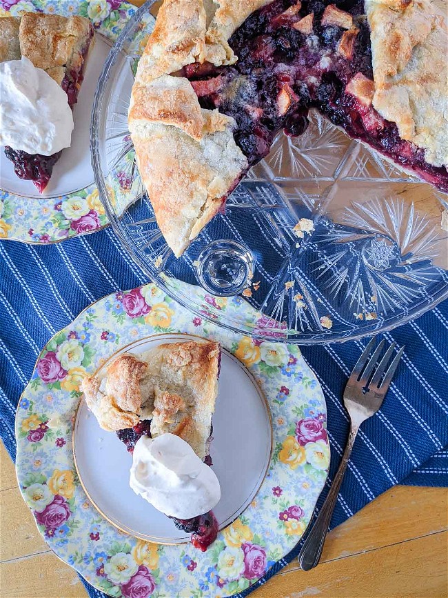 Image of Bumbleberry Galette with Apricot Cream