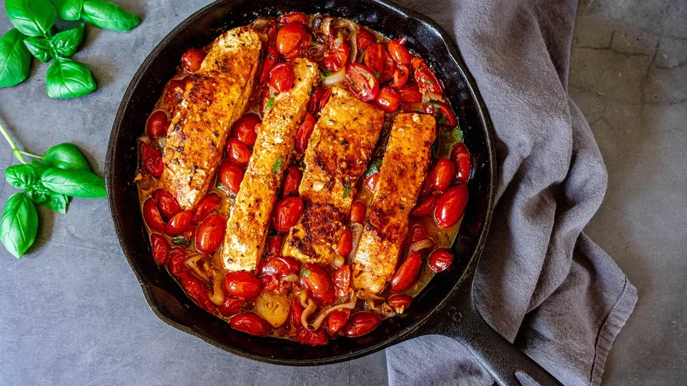 Image of Tuscan Tomato Garlic Salmon