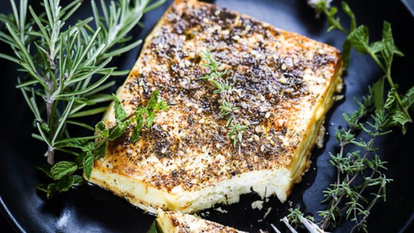 Image of ROASTED FETA WITH ZATHAR & HERBS