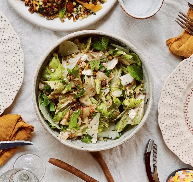 Image of Radicchio, Apple & Fennel Salad with Ginger & Date Vinaigrette
