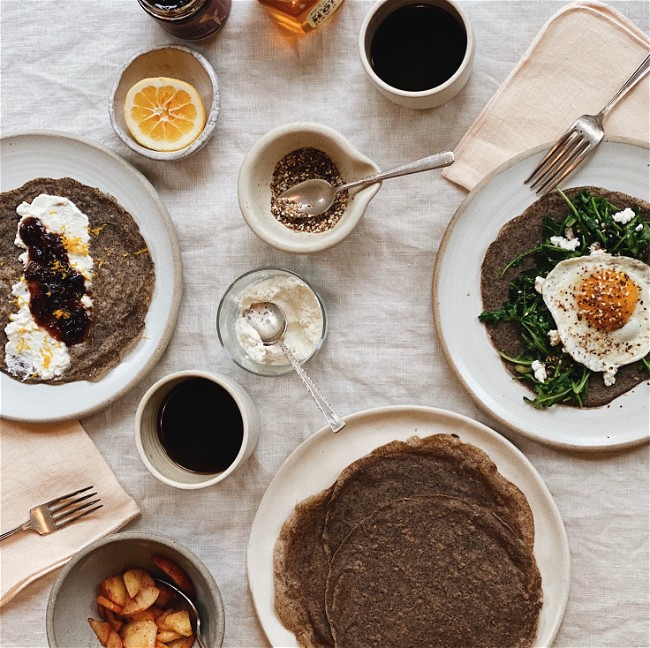 Image of Buckwheat Crepes, Two Ways