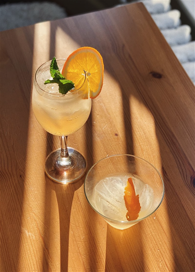 Image of Quince Shrub Cocktails & Mocktails