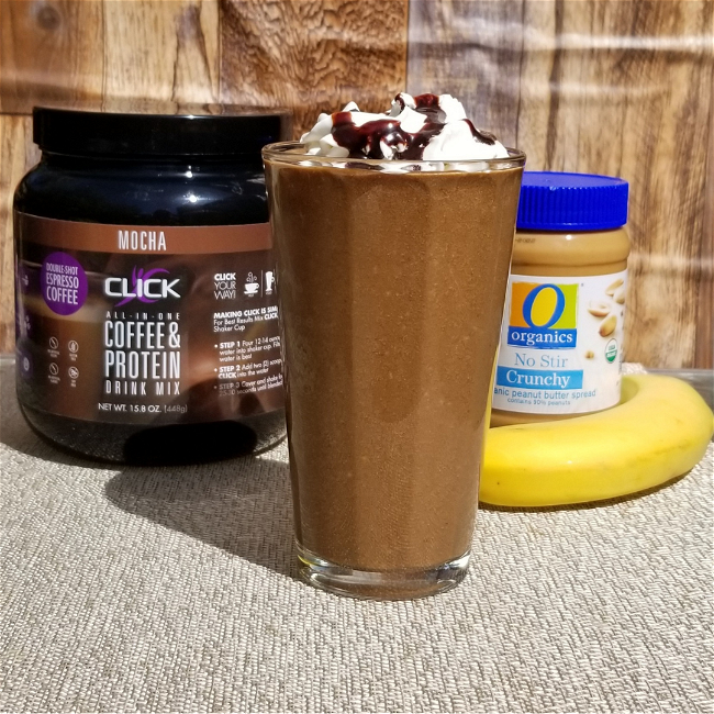 Image of Coffee Protein Recipe: Chunky Monkey Mocha Smoothie