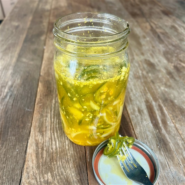 Image of Bread and Butter Pickled Jalapenos