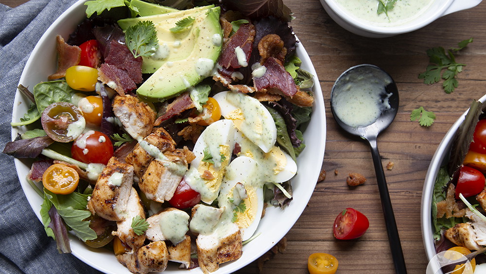 Image of BBQ Rubbed Chicken Cobb Salad