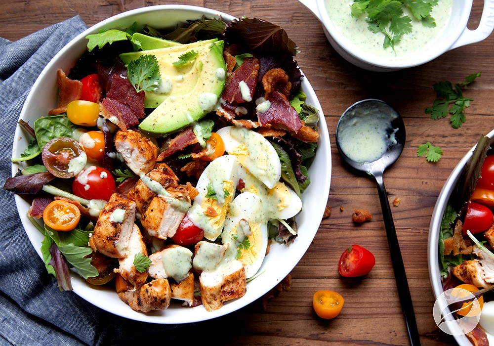 Image of BBQ Rubbed Chicken Cobb Salad