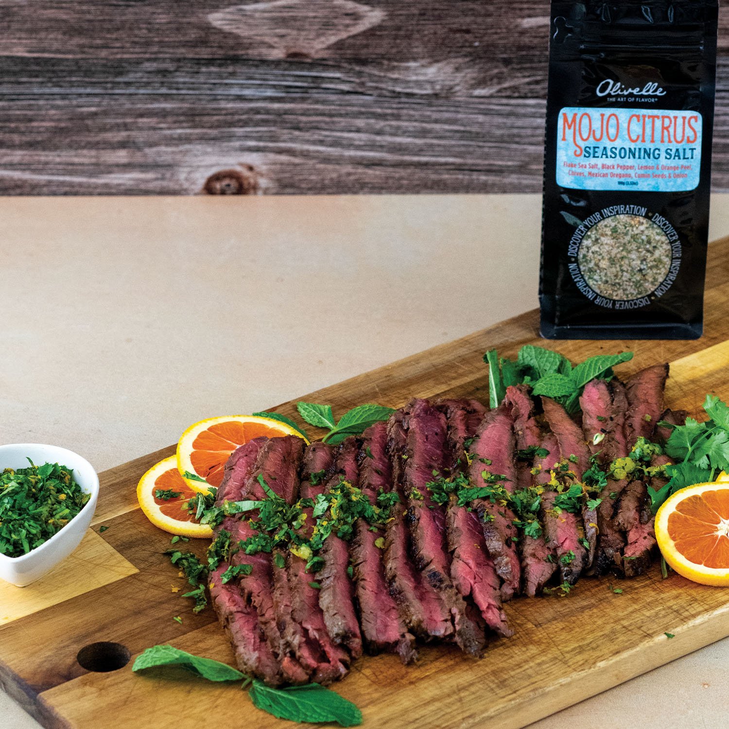 Flank Steak With Mojo Gremolata