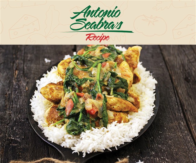 Image of Brazilian Chicken Curry With Spinach (Curry de Frango Com Espinafres)