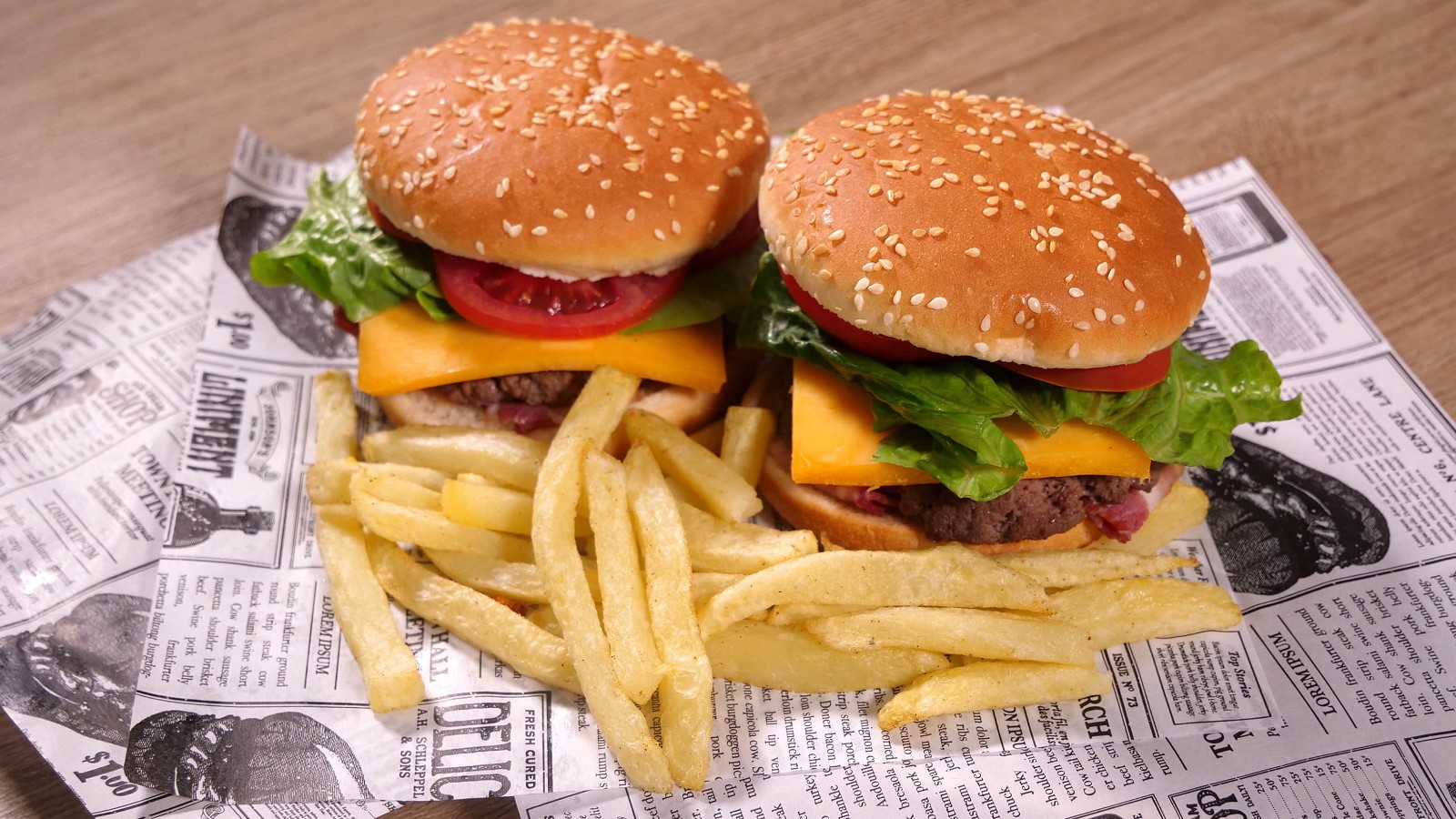 Image of Air fryer Bacon Cheeseburgers