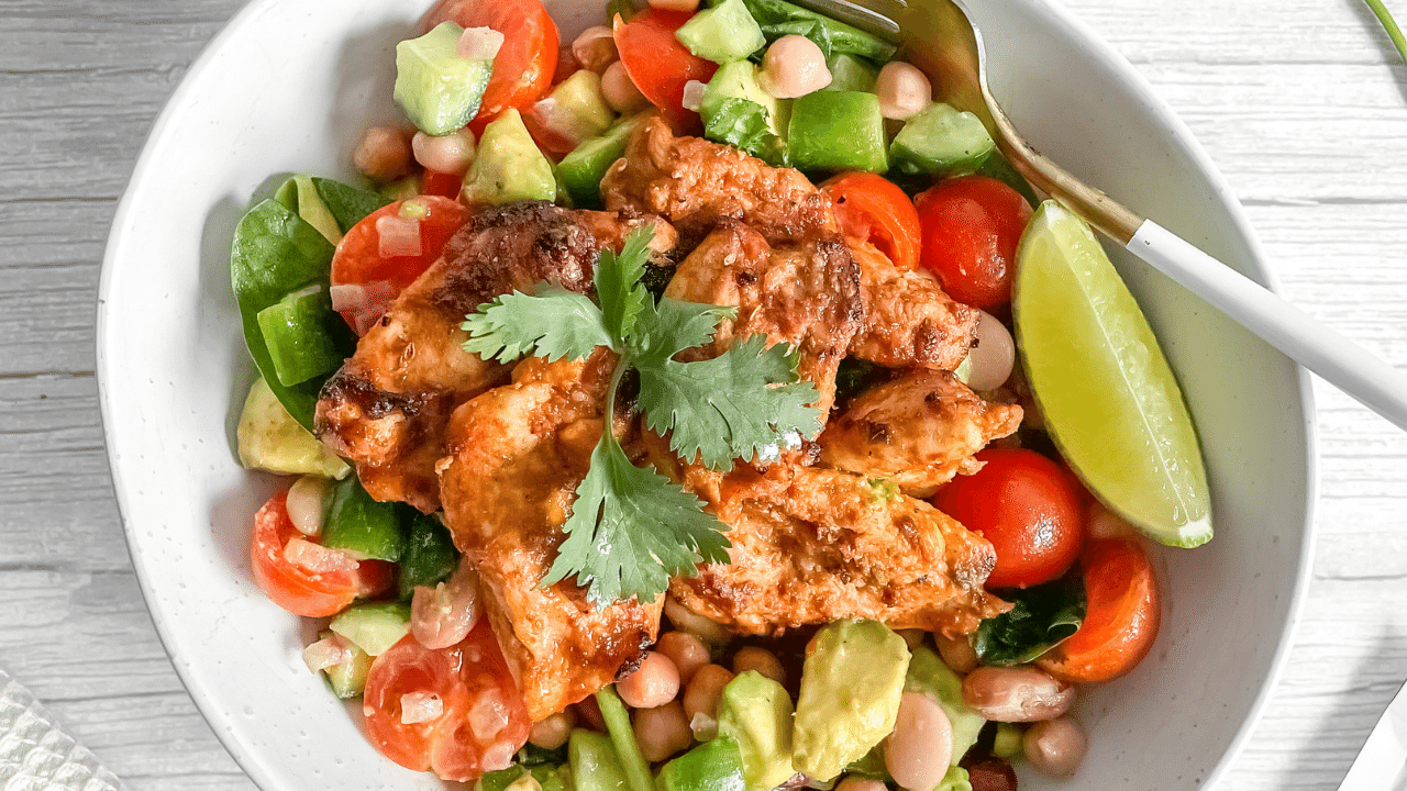 Image of Mexi Chicken Warm Bean Salad