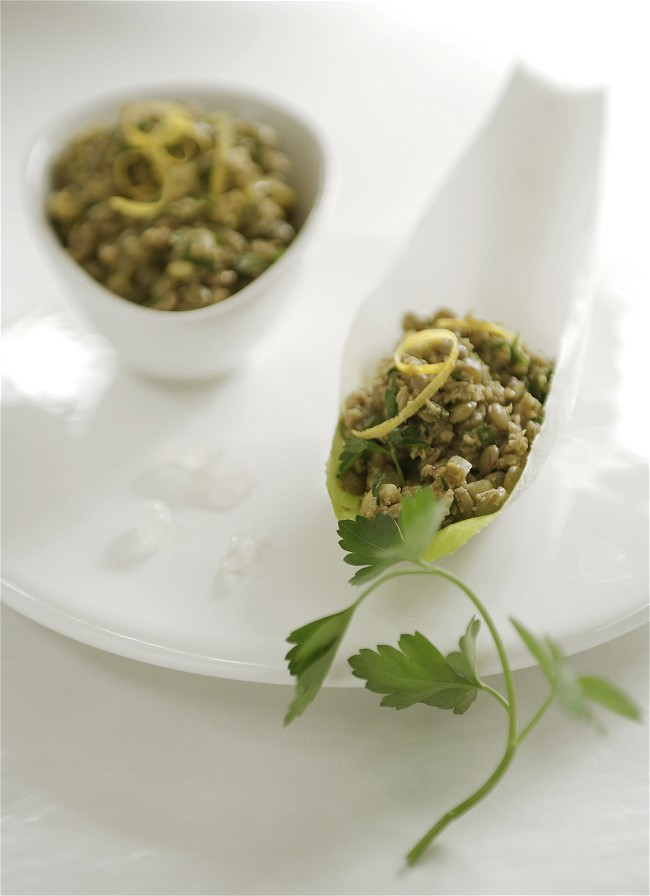 Image of Green Olive, Lentil and Mastiha Tapenade