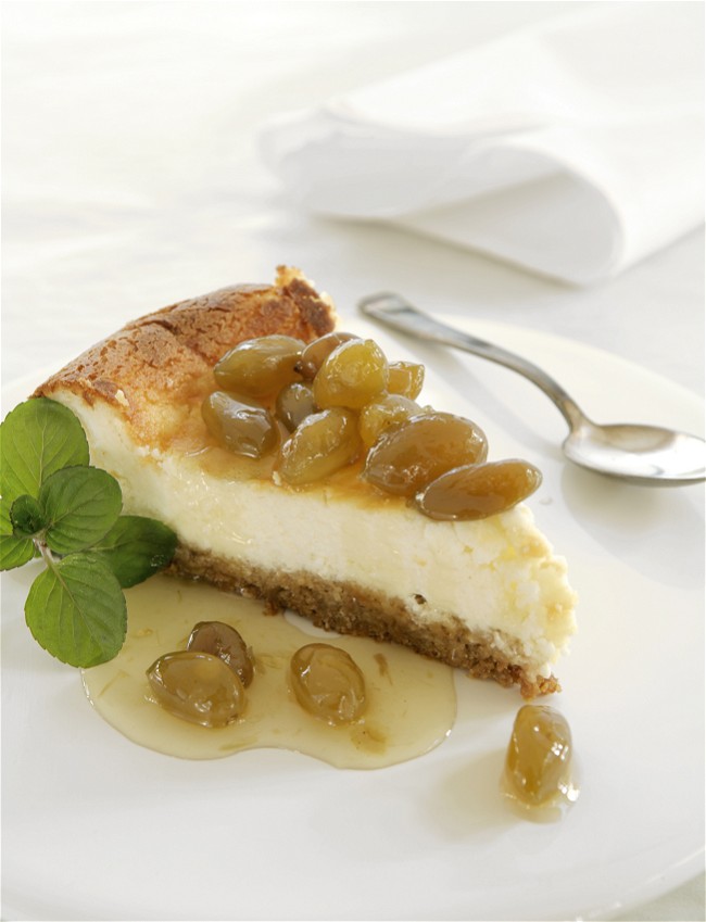 Image of Greek Yogurt Cheese Cake with Mastiha