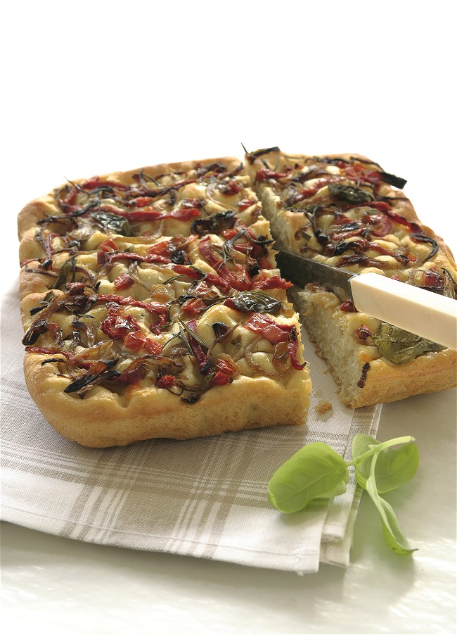 Image of Focaccia με Πιπεριές και Μαστίχα