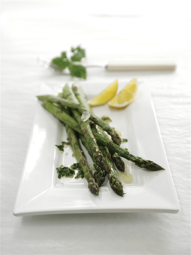 Image of Asparagus Sautéed with Mastiha-Butter