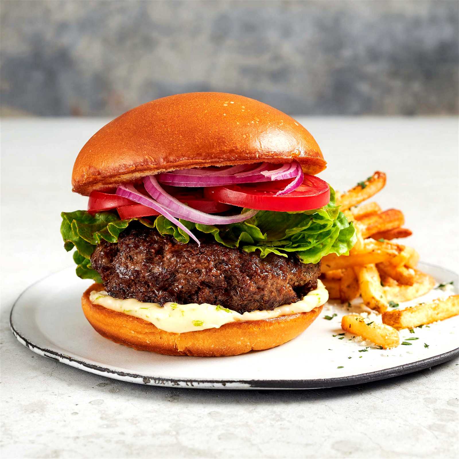 Image of Grilled Wagyu Burger with Truffle-Garlic Mayo