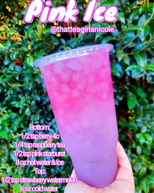 Image of Pink Ice Loaded Tea Recipe