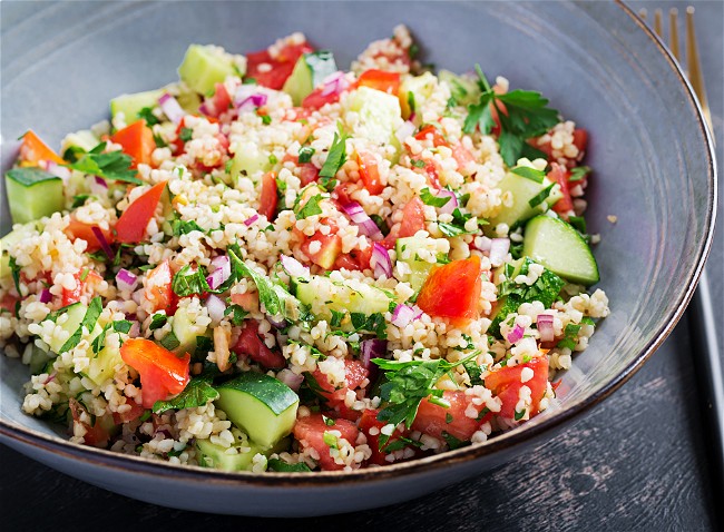 Image of Fresh Lemon Herb Couscous Salad