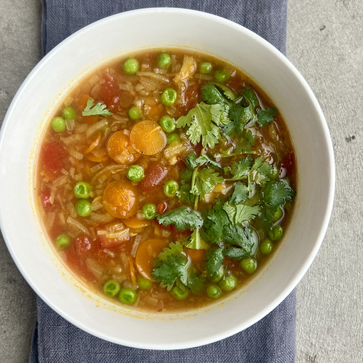 Quick Lentil Vegetable Soup