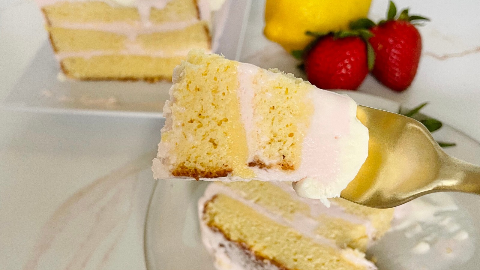 Image of Strawberry Lemonade Icebox Cake