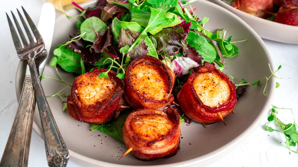 Bacon Wrapped Scallops