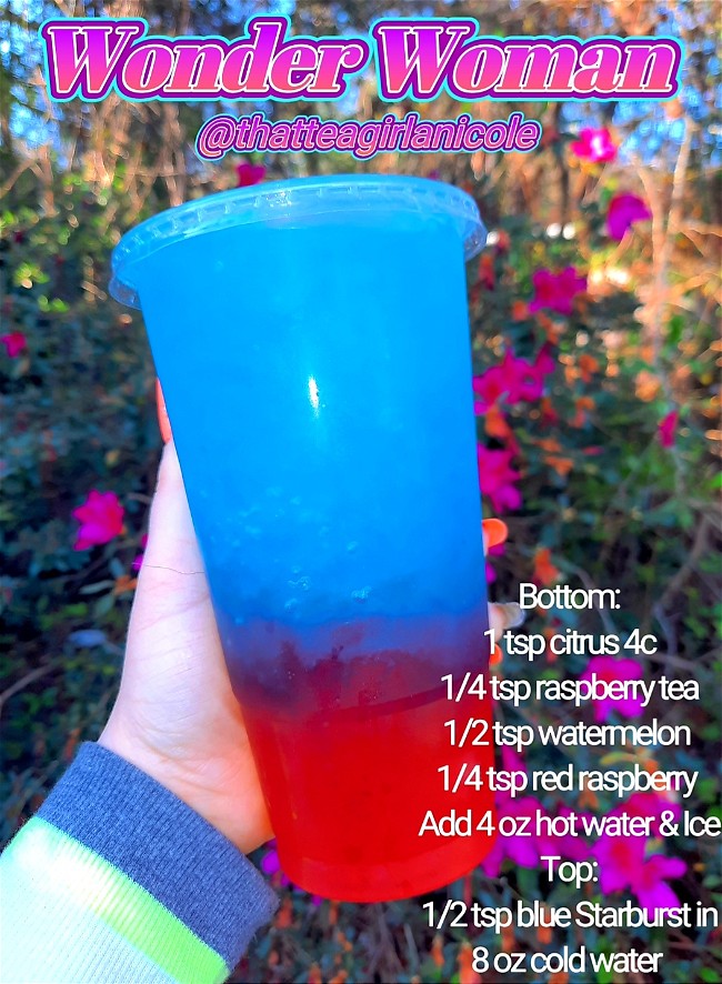 Image of Wonder Woman Loaded Tea Recipe 