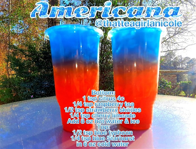 Image of Americana Loaded Tea Recipe 