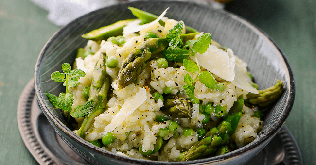 Image of Creamy Italian Orzo Mint Salad