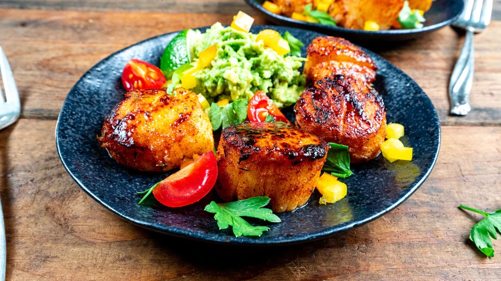 Image of Blackened Broiled Scallops